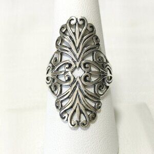NWT long filigree ring size 7